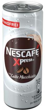 Nescafe Xpress Latte Macchiato 250ml Dose Pfandfrei im 12er Tray