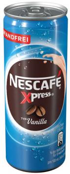 Nescafe Xpress Vanilla 250ml Dose Pfandfrei im 12er Tray