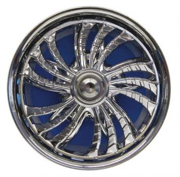 Lufterfrischer Spinnerz/Felge New Car Frisch blau d=6cm