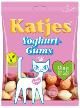 Katjes Yoghurt-Gums Softes Joghurt-Fruchtgummi, 6/s Mit natürlichen Aromen und F