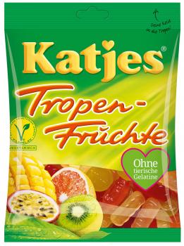 Katjes Tropen-Früchte Fruchtgummi-Mischung mit Tropenfrucht-Geschmack, 6/s.Mit n