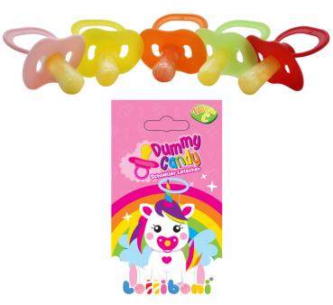 Lolliboni UNICORN Schnuller Canyd/Lutcher 4,5x3,5x6,5cm 6x5g einzelpack foliee 6