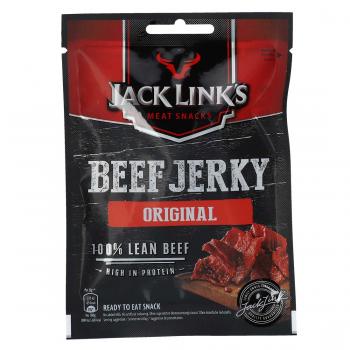 Jack Link's Beef Jerky Original 25g Gewürzte und getrocknete Rindfleisch-Streife