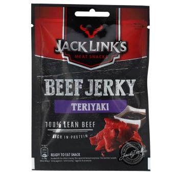 Jack Link's Beef Jerky Teriyaki 25g Gewürzte und getrocknete Rindfleisch-Streife