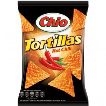 Chio Tortillas Chips Hot Chilli 125g Beutel