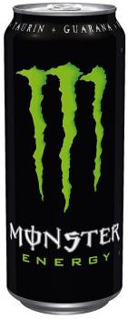 Monster Energy 500ml Grün Koffeinhaltiges Erfrischungsgetränk mit Taurin und Gua