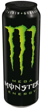 Monster Energy MEGA 553ml Grün Koffeinhaltiges Erfrischungsgetränk mit Taurin un