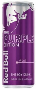 Red Bull The Purple Edition Açaí-Geschmack 250ml (DPG Einwegpfand/Pfanddose) im