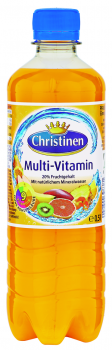 Christinen Multi Vitami nohne Kohlensäure 500ml PET(DPG Einwegpfand/Pfanddose) i