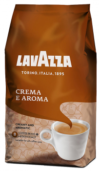 Kaffee LAVAZZA Crema E Aroma 1kg Kaffeemischung aus Arabica und Robusta ganze Bo