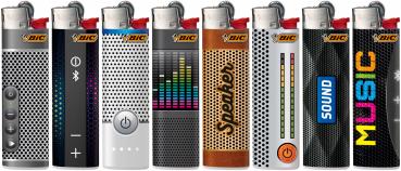 BIC Slim J23 Fzg. SPEAKERS Motiv im 50er T-Dsp.