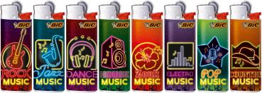 BIC Mini J25 Fzg. NEON MUSIC Motiv im 50er T-Dsp.