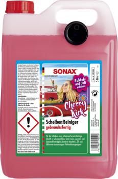 SONAX CHERRY KICK ScheibenReiniger gebrauchsfertig Sommer mit 5L PE-Kanister+Aus