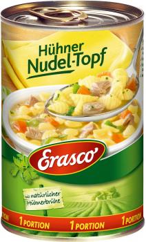 Erasco Hühner Nudeltopf 1 Portion 400g Dose