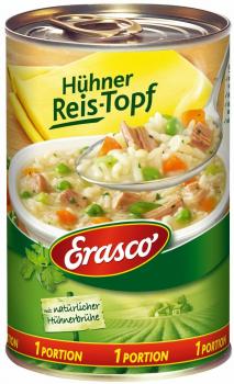 Erasco Hühner Reistopf 1 Portion 400g Dose