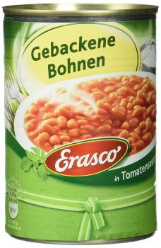 Erasco gebackene Bohnen in Tomatensauce 400g Dose