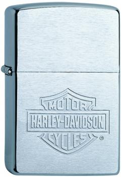 Zippo Fzg. Orginal Chrom gebürstet Harley-Davidson Barshield 1100015