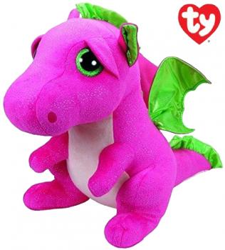 TY Plüsch Drache Darla Pink&Glitzeraugen original Glubschi's/Beanie Boo's ca.42c