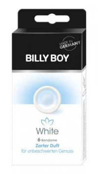 BILLY BOY White 6 hauchzarte Kondome mit besonderes angenehmen Duft 6er Packung(