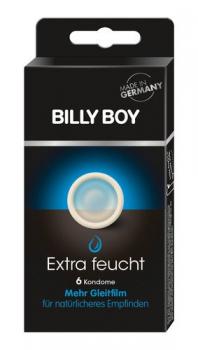 BILLY BOY Extra feucht 6 Kondome mit mehr Gleitfilm 6er Packung