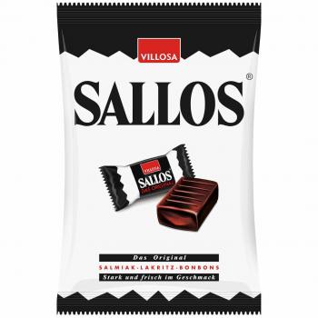 Villosa Sallos Original Extra starke Hartkaramellen mit Lakritzgeschmack 150g