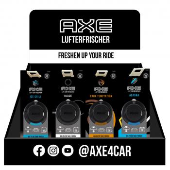 AXE 3D Air Freshener/Lufterfrischer Ice Chill, Black, Dark Temptation, Alaska 4/