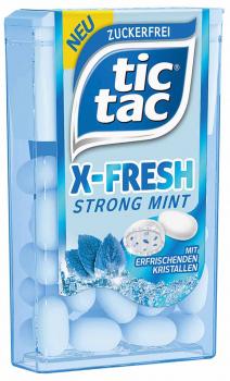 tic tac X-Fresh Mint 16,4g im 24er T-Dsp.