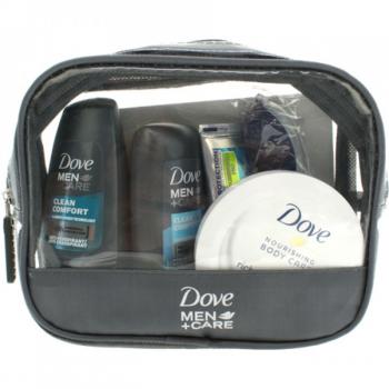 Dove Reiseset 5 teilig for Men Dusche 55ml, Deo Roll-on 50ml, Bodycreme 75ml, Si