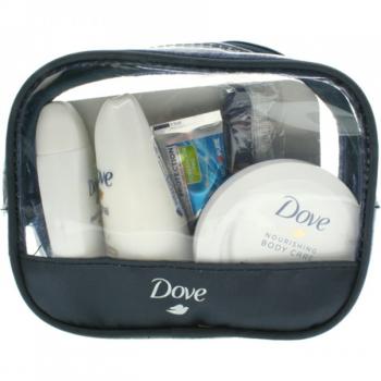 Dove/Signal Reiseset 5 teilig for Women Dusche 55ml, Deo Roll-on 50ml, Bodycreme