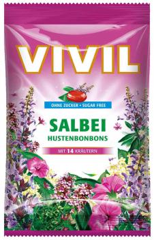 Vivil Salbei geschmack Hustenbonbons ohne Zucker 88g Beutel