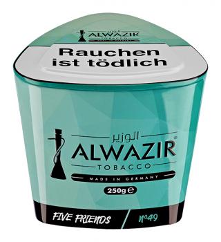 Alwazir® FIVE FRIENDS No 49 250g Metalldose - The Crew - Traube Zitrone Wasserme