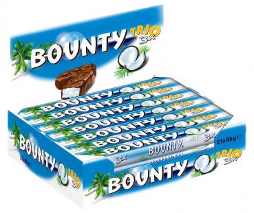 Bounty Schokoriegel TRIO  85g 21 St.