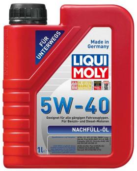 Liqui Moly Nachfüll-Öl 5W-40 Benzin&Diesel Motoren 1 Liter