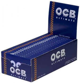 OCB Ultimate kurz Doppel Paper Extra dünn&lang(100% Hanf)a100 Blatt 25Heftchen 6